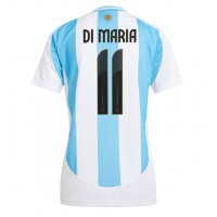 Camiseta Argentina Angel Di Maria #11 Primera Equipación para mujer Copa America 2024 manga corta